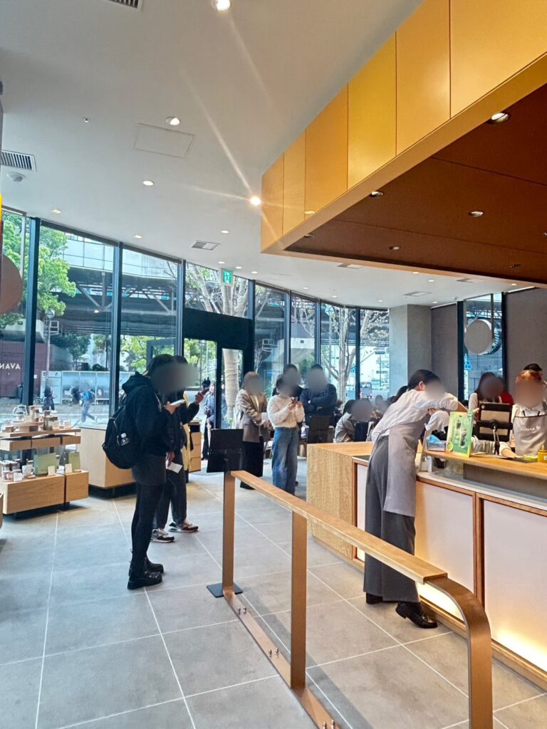 ティバーナの店内の様子