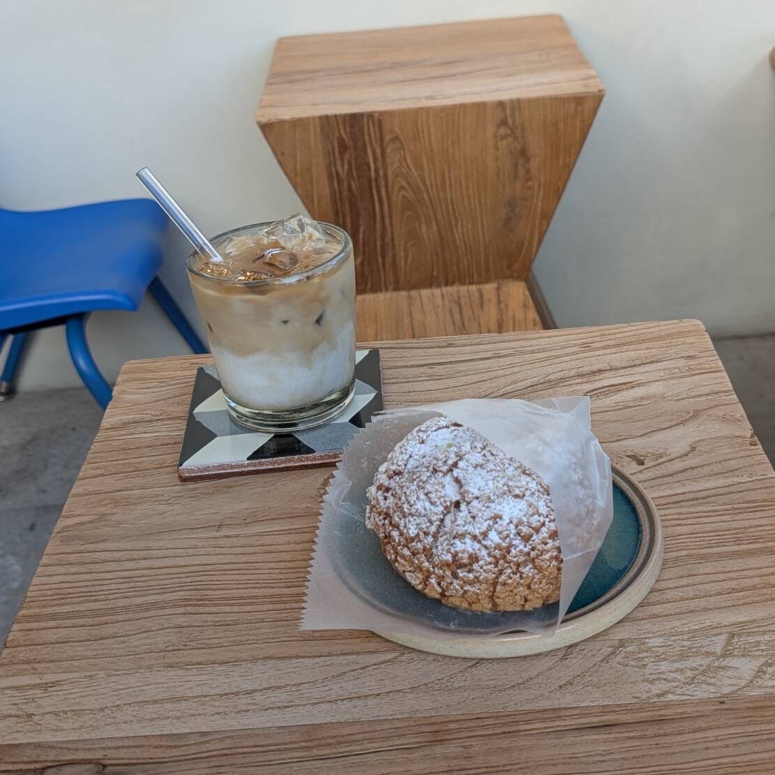 カフェラテアイス、シュークリーム